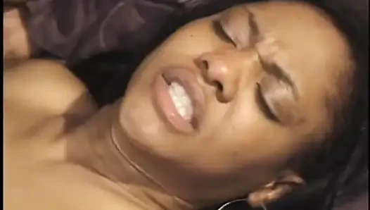 Ebony honey gets anal fucking by a big black cock
