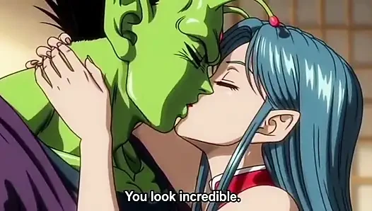 Beautiful milf fucked hard by a monster 3D animation