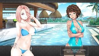 HuniePop 2 - doppio appuntamento - parte 3 ragazza sexy con bikini nuovo di loveSkySan