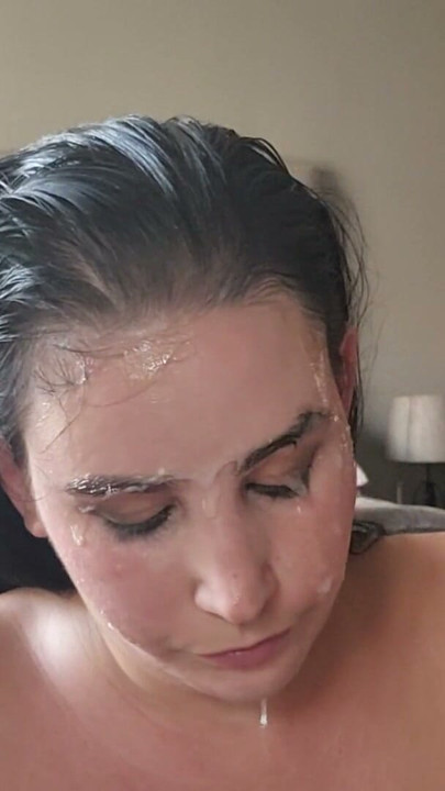 Fat whore dildo fucks her throat and gaping asshole, face spit play | Clip 1