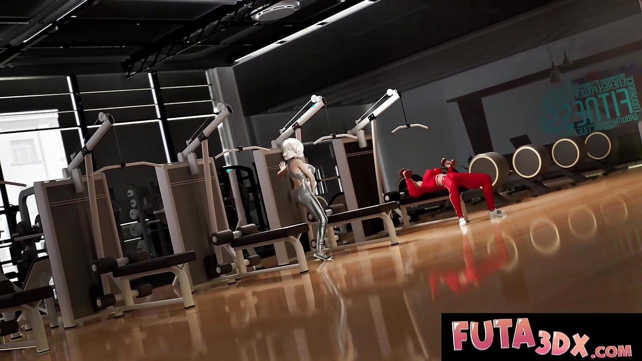 FUTA3DX - ブロンドと赤毛の美女たちが体育の授業で激しくセックス