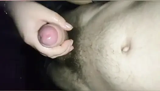 a horny handjob from my stepsister until I cum a horny happy ending