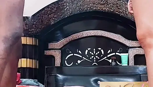 Trying to have standing position sex with my small cock hubby