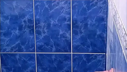Prostate massage in the shower