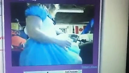 loserboy jason wearing gf's halloween outfit
