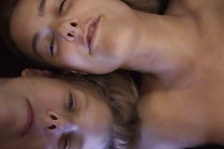 Cold MILF and Stunning Blonde Teen Together in Lesbian Action