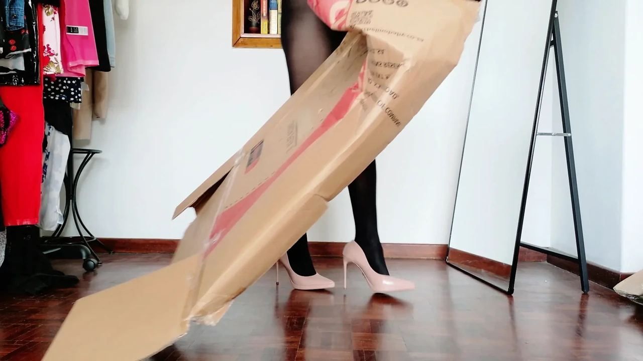 Destroying Boxes - in Nylon and Stilettos