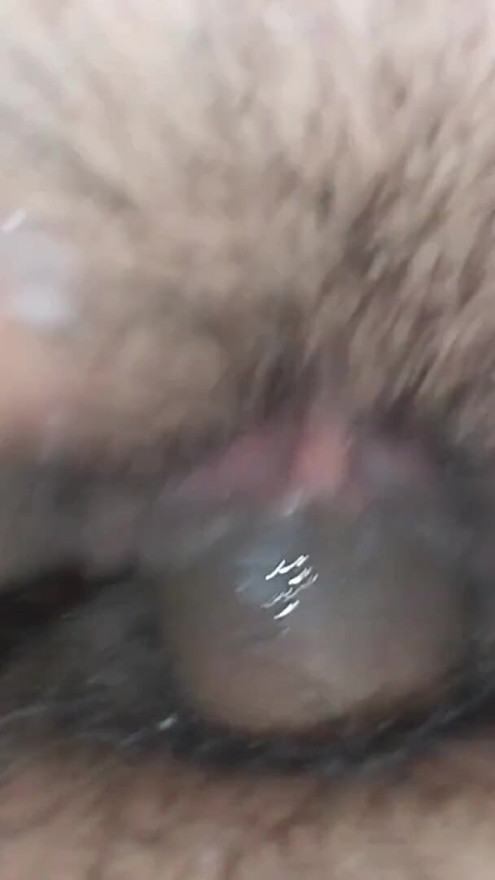 Riding my husband's friend's cock until he doesn't resist and cums in my ass. | Clip 1