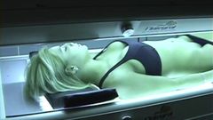 Farting on the tanning bed