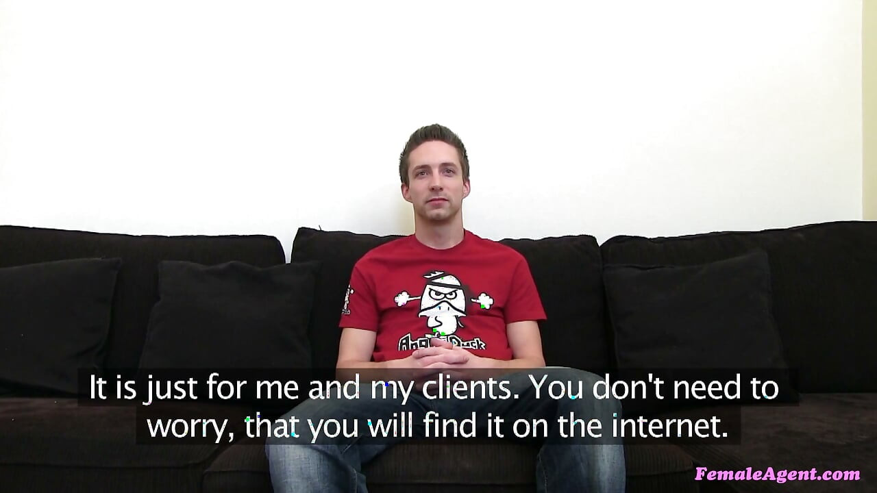 Female Agent - Shy Guy Shows Busty Agent His Big Dick