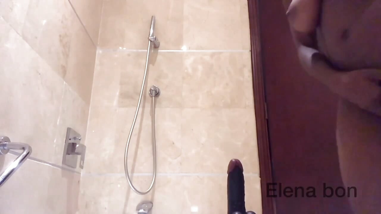 늙고 금색 욕실 딜도 라이딩 에디션