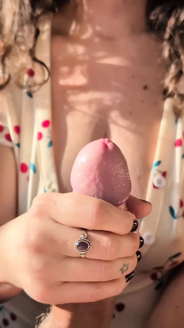 Hotwife dirty talking hand job