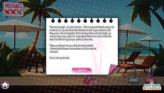Ep2: hari 2: aktivitas pantai - futa zone lewd control
