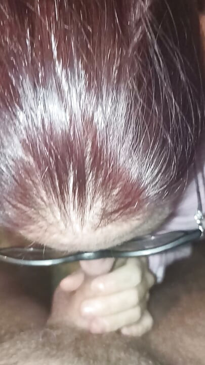 Jade the slut sucks like a slut in the kitchen
