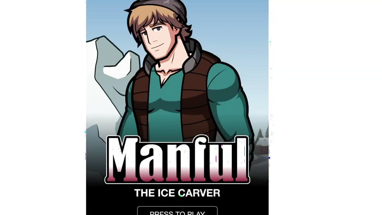 The ice sculptor, help him undress his big dick.
