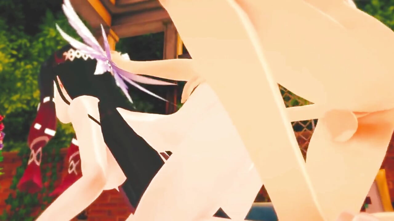 Genshin Impact - columbina escena de sexo hardcore con Aether - animación hentai en 3d