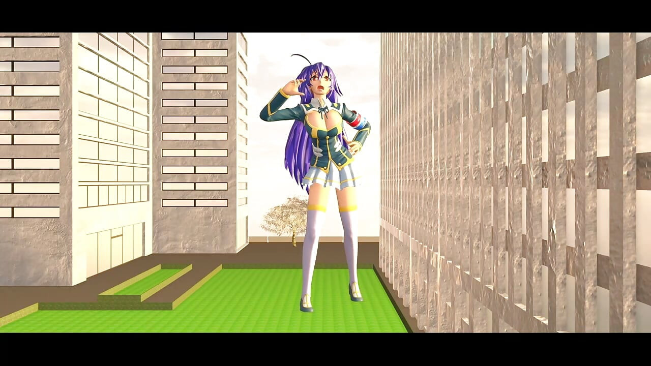 animacja 3d z gigantką