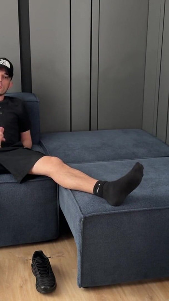 Unforgettable moment from "Guy jerked off and CUM in Nike Air Max Plus"