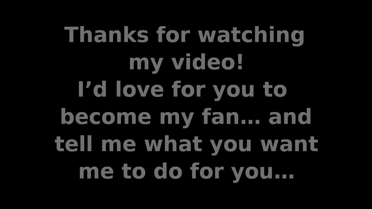 Would you like to control me? Just become my fan and tell me exactly what you want me to do for you!