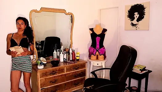 The hairdresser -  I'm about to get some very special treatment