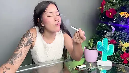 Rebel Girl Offers Yo Her Cigarrette