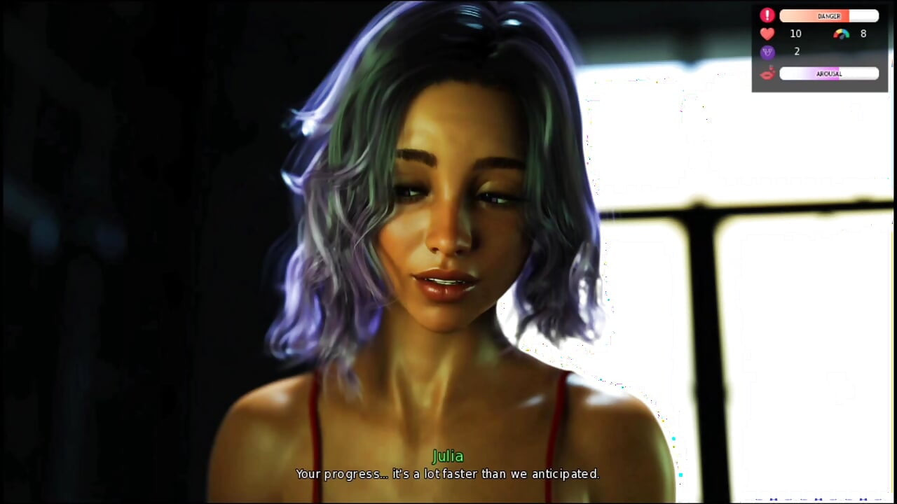 Private time with Julia very intense and highly intimate scenes.Game of hearts 3