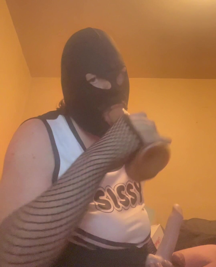 Worthless waste of life Trisha Trash exists only to suck cock