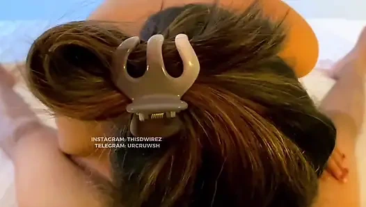 Lonely Widow'ın Pembesi Beni O Kadar Şehvetli Ediyor Ki O Duş Alırken Yanlışlıkla Banyoya Girdim