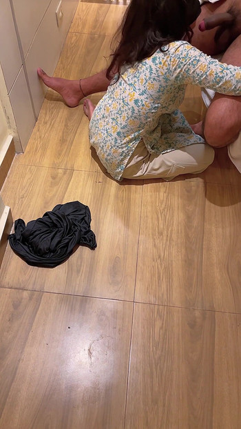 Stunning moment from "Indian Maid Fucking Hard with House Owner in Hindi Audio Full Story Sex HD Porn Video"