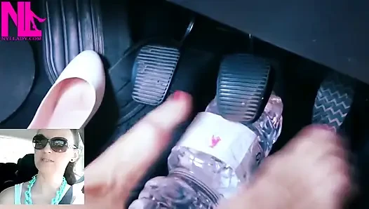 Fren pedalının altında sıkışan şişe ile fren arızası