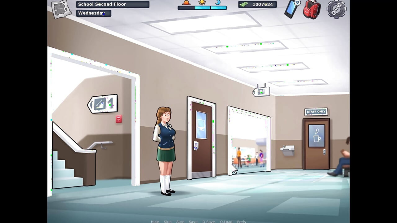 Summertime saga: I like to cum inside her.