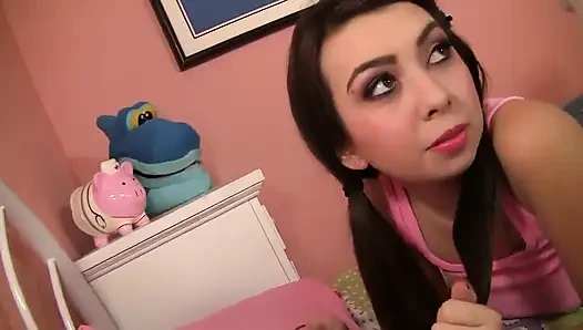Stepdaughter seduces older stepdad during new introduction cameo