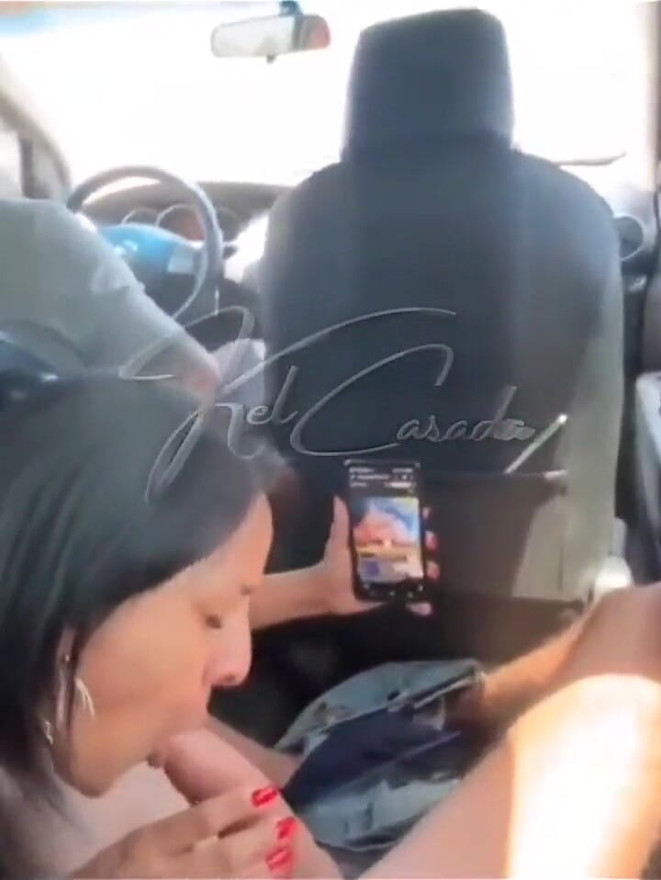 While My Husband Was Driving, I Went to the Back Seat to Give It to the Young Man
