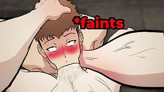ANIMATED SOLO LEVELING - deep throat Jinwoo fuck Jinho