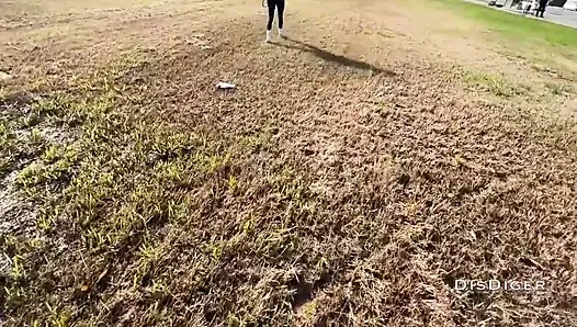 Caught a Pissing Girl and Took Her to the Mountains to Fuck