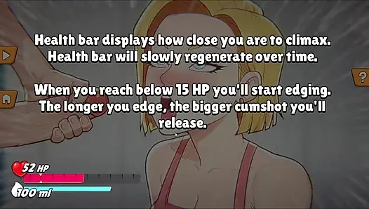 Android 18 Gears Deep - Android 18 Leaving Krillin Dry