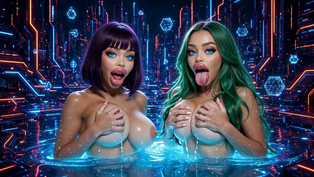 Funny Boobs and Tongue, Ai Animation