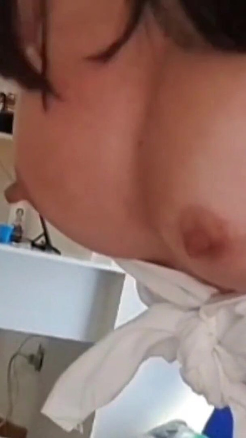 BONDAGE AGAIN - My secretary wants new game and i fuck her on the table and cum on her hands | Clip 1