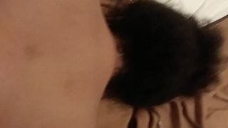 Biracial BBW Mature anal it's in my ass