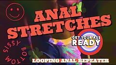 The Sissy Bottom Anal Stretcher Play Repeat to Gape