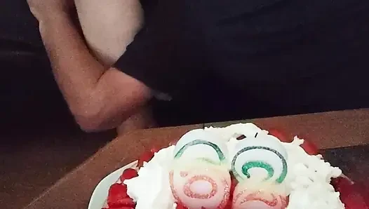 Birthday of a very slutty granny 62 years old
