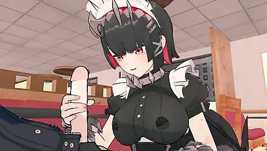 =Zensiz bölge sıfır= Ellen Joe x Wise: McDonald's'ta riskli halka açık seks (4k)