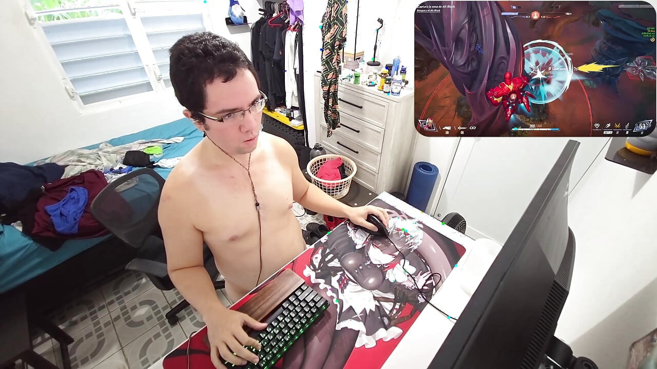 巨根を持った裸の男がマーベルライバルズを演じる #1