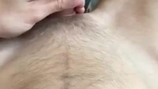 cuming on my belly slow motion
