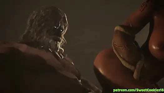 Acımasız viking büyük memeli güzeli sikiyor sert dölleme