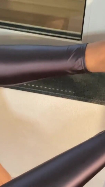 Jaw-dropping moment from "Silver Sling Pumps and Spandex Leggings"