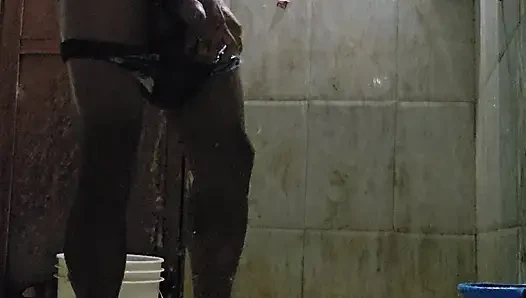 I made a video for you of me taking a shower with my big cock