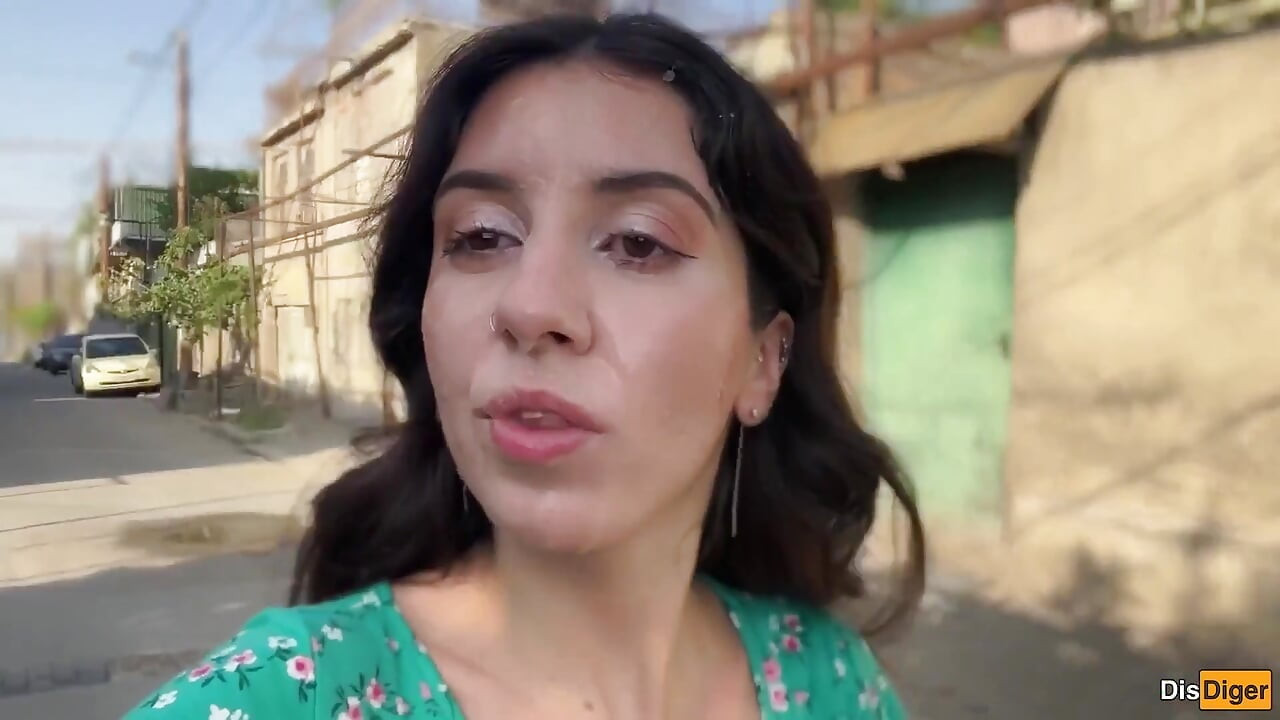 Triple Cum on Face for Village Whore - Public Cumwalk
