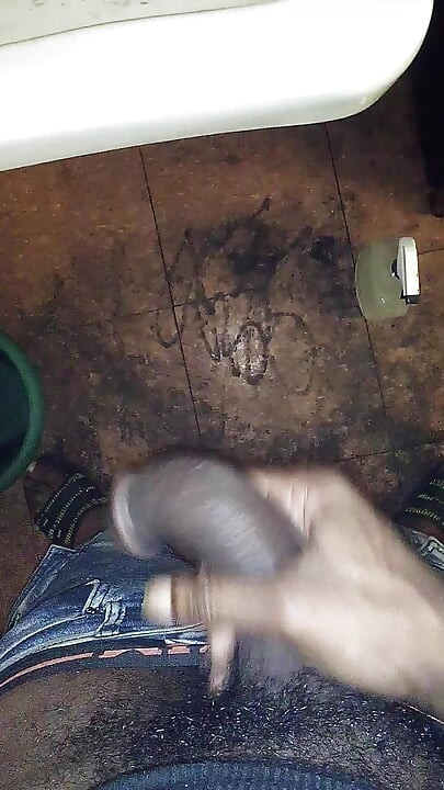 Big Black Cock PISSING In Bando Sink BBC Fetish
