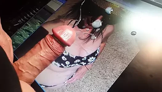 Cum üzerinde seksi kylie